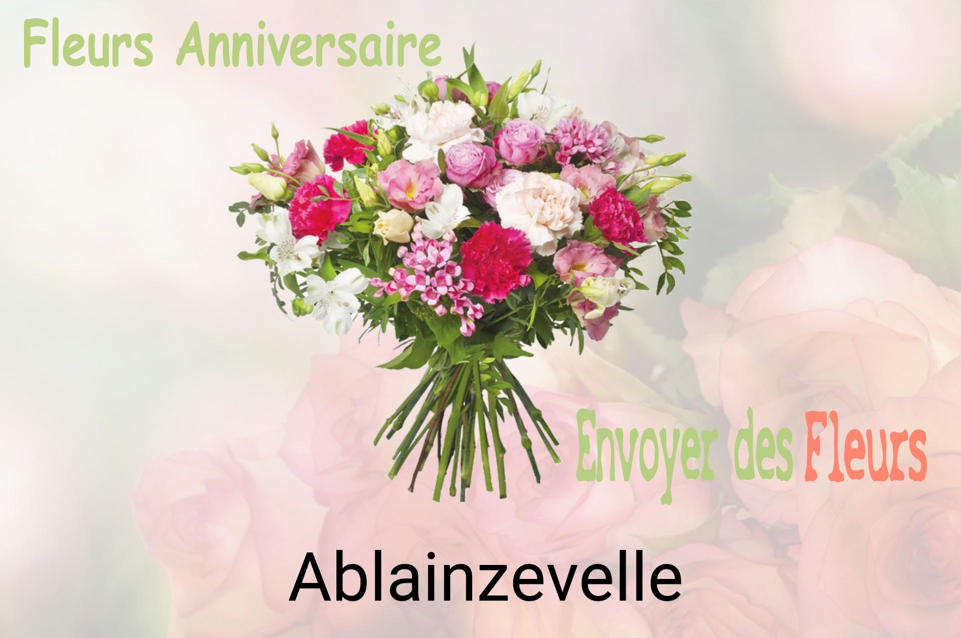 Bouquet de fleurs d’anniversaire livré à Ablainzevelle