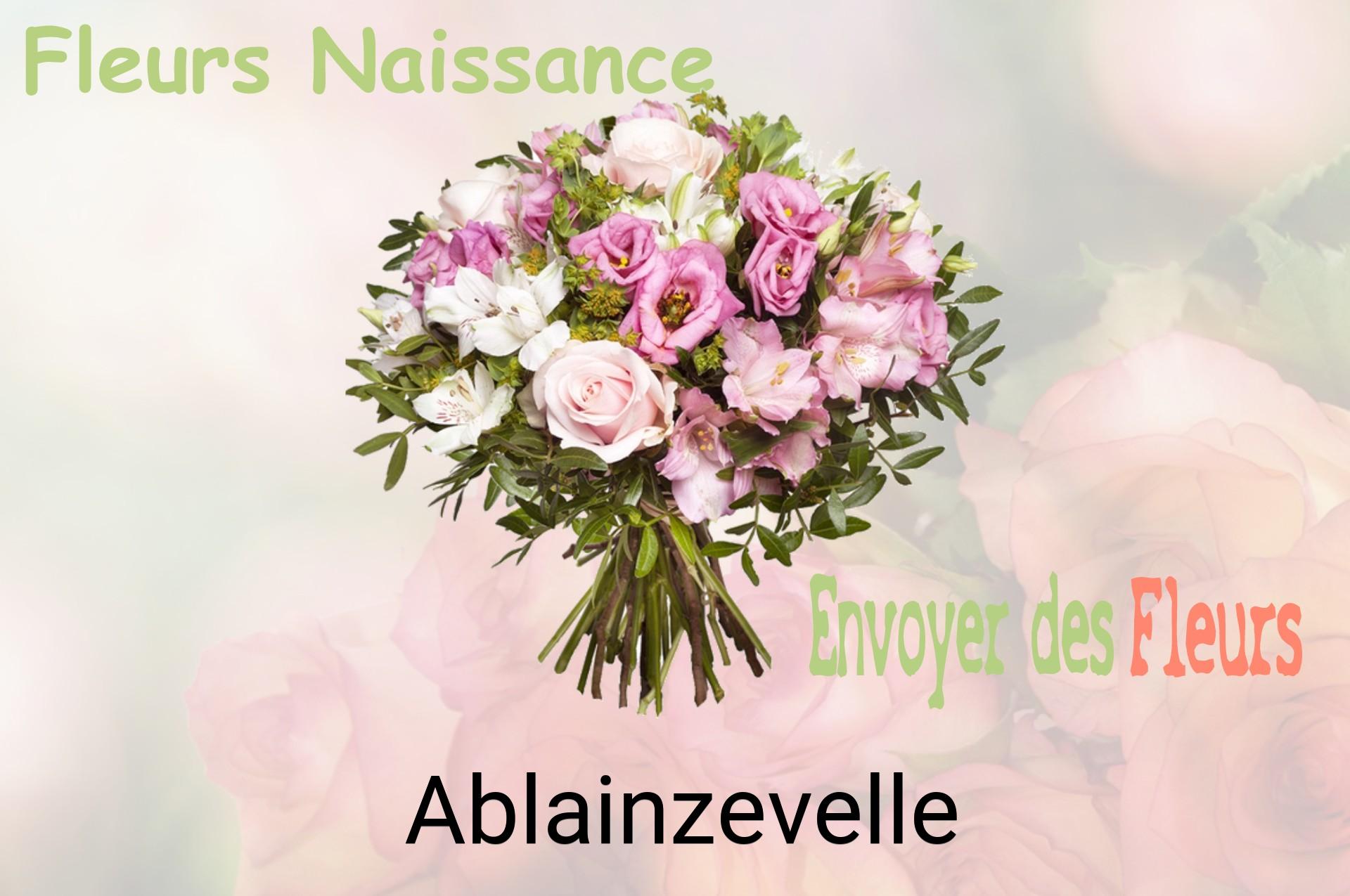 Bouquet de fleurs de naissance livré à Ablainzevelle